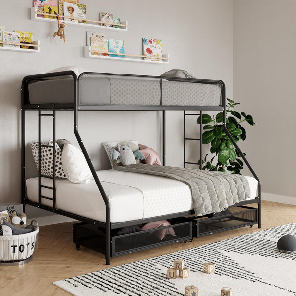Harriet Bee Tammi Metal Standard Bunk Bed by Harriet Bee & Reviews
